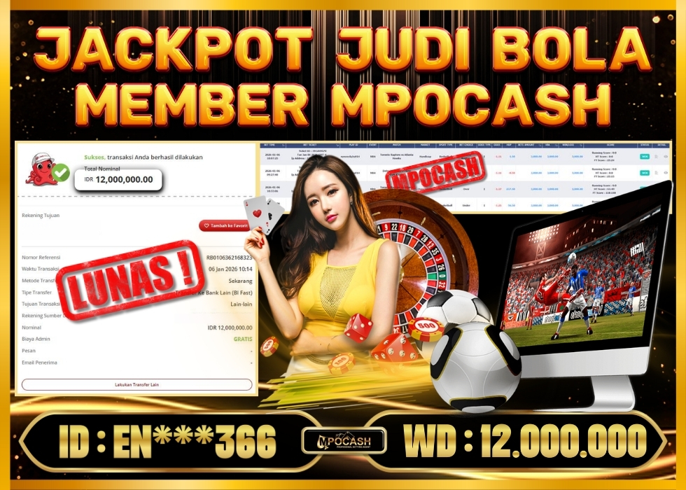 MPOCASH JACKPOT JUDI BOLA